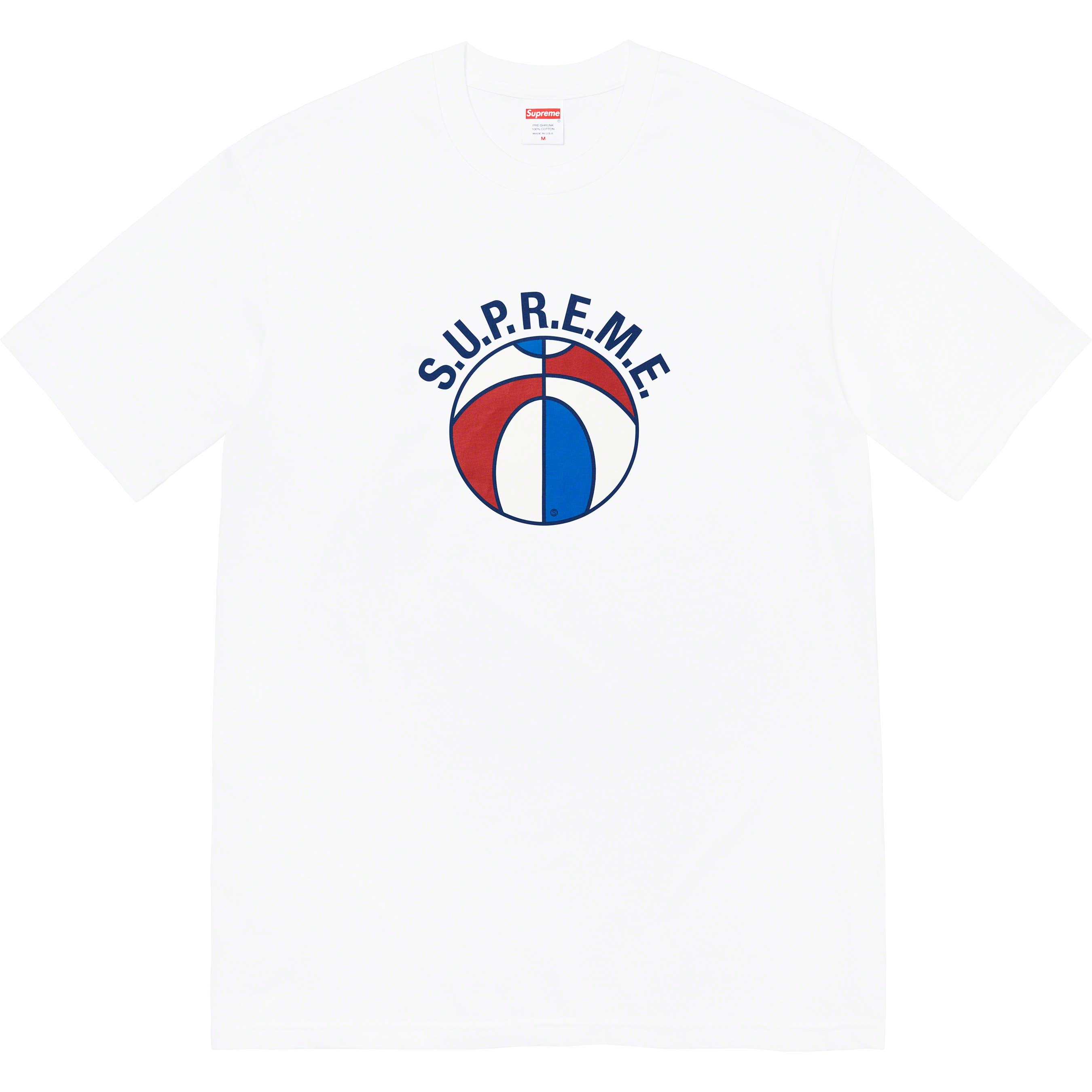 Supreme League T-Shirt for Men - 100% Cotton White Crewneck Tee - Casual Streetwear for Everyday Wear & Gym