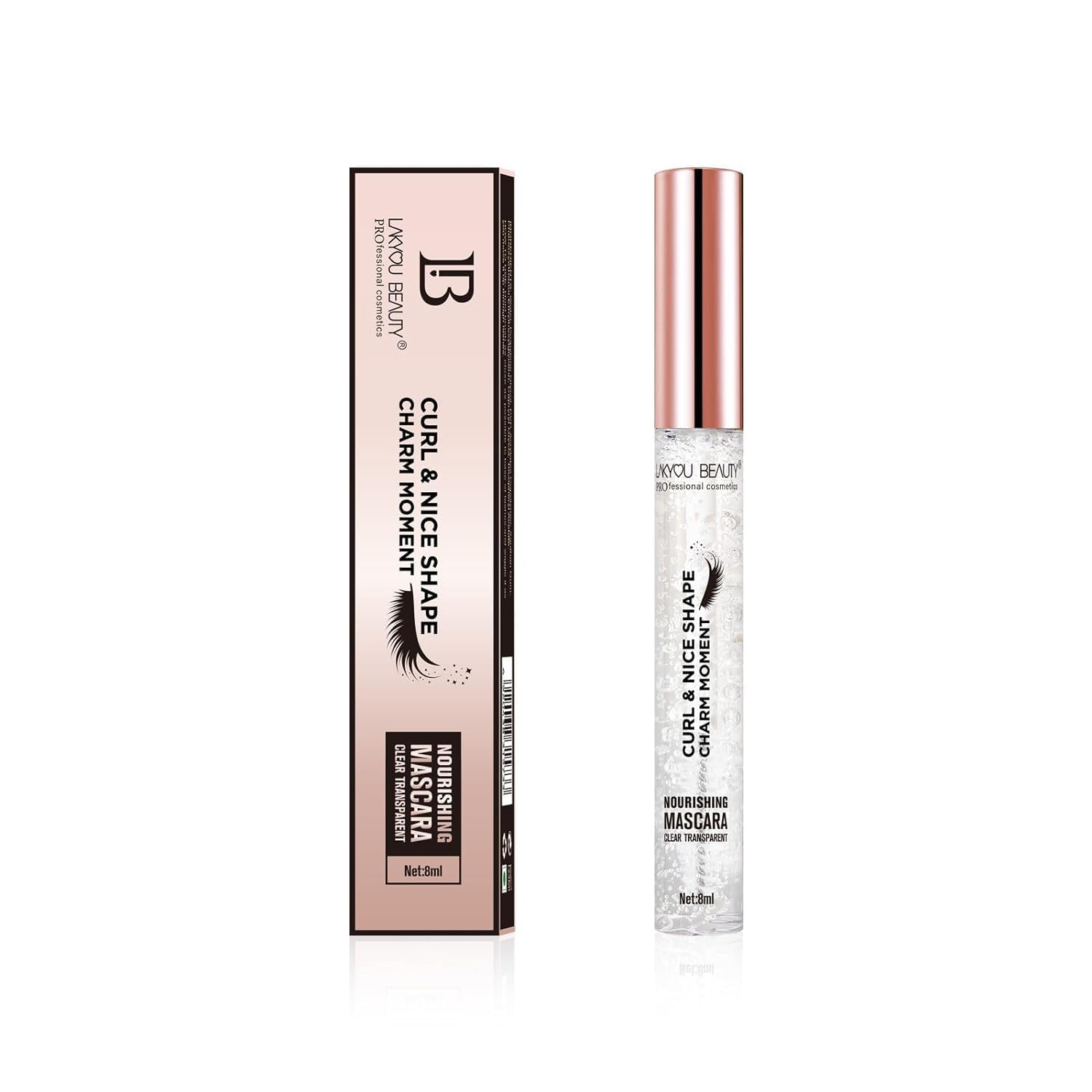 My Colors Transparent Waterproof Mascara 8ml - Lengthening, Curling & Shaping for Natural Look | Perfect for Daily Wear, Special Occasions & Sensitive Eyes