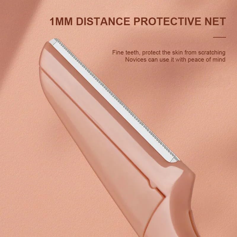 Women's Face Razors & Eyebrow Shavers - 3 Pack Facial Hair Removal Kit for Smooth Skin | Perfect for Eyebrow Shaping, Peach Fuzz Removal & At-Home Grooming
