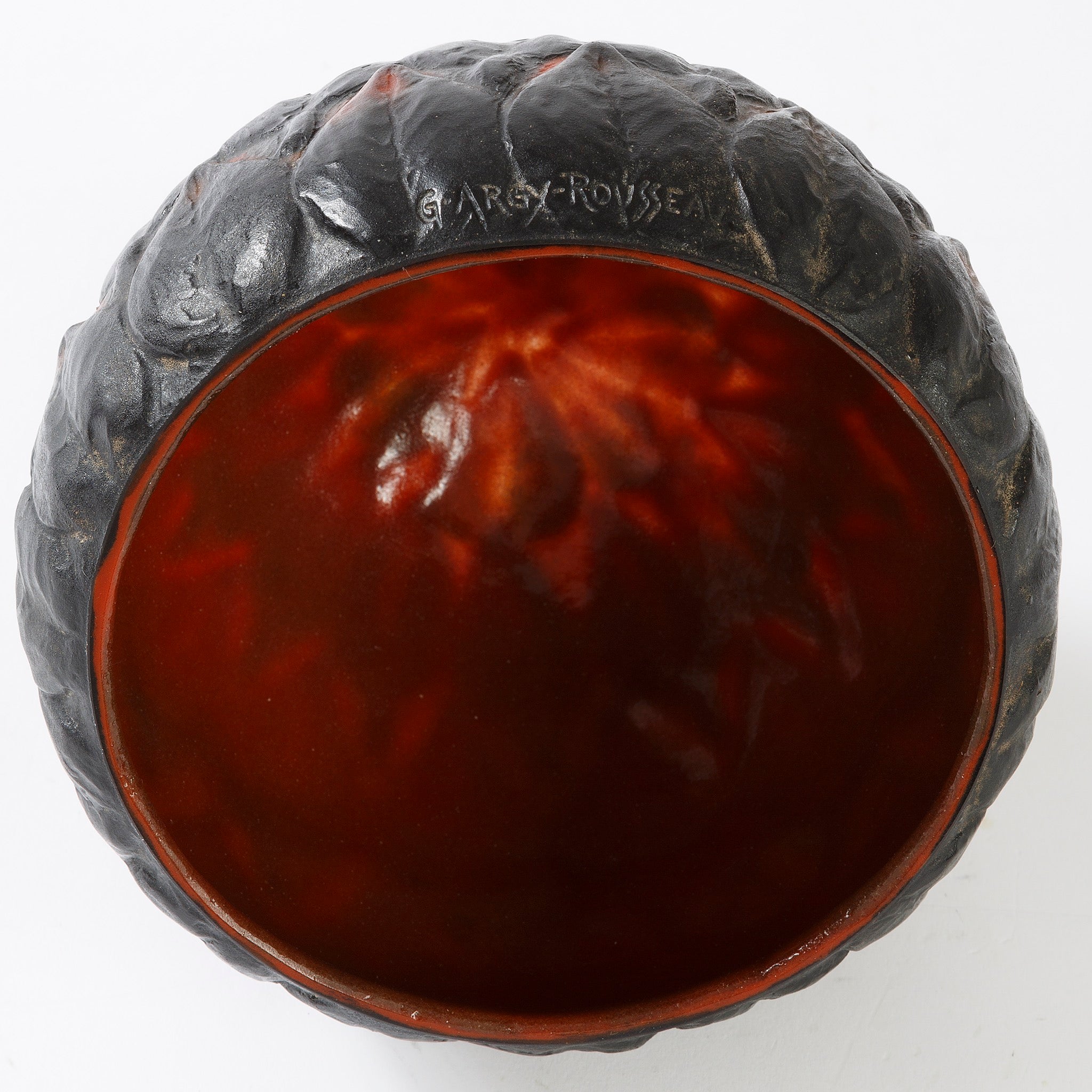 Gabriel Argy Rousseau Art Glass Table Lamp - Handcrafted Pâte de Verre Tree Design - Perfect for Living Room, Bedroom, or Office Decor