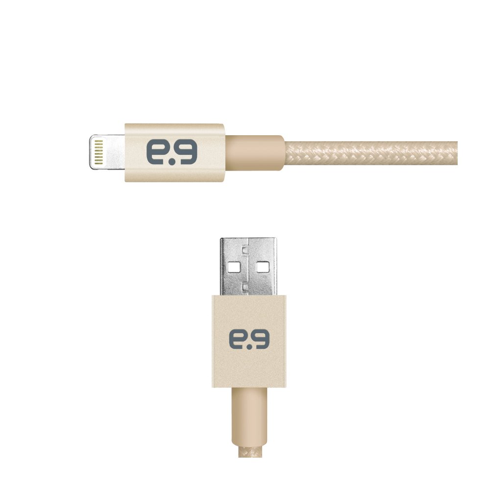 Premium Braided Metallic Lightning Cable for iPhone - 9