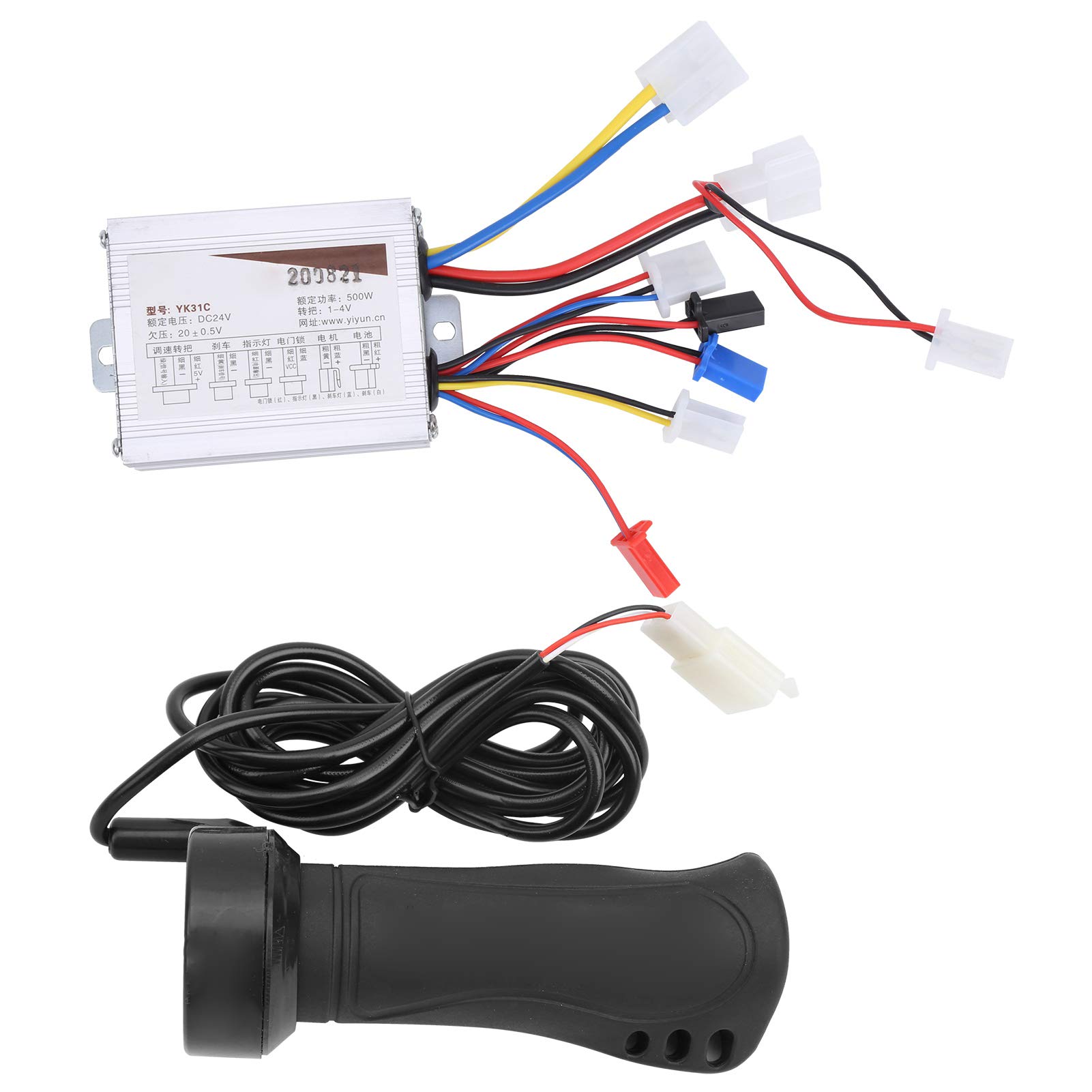 01 Brushed Speed Controller - Throttle Grip with Steady & Sensitive Speed Control for Electric Bikes, E-Bikes & Electric Tricycles | Perfect for Commuting, Leisure Riding & Cargo Transport