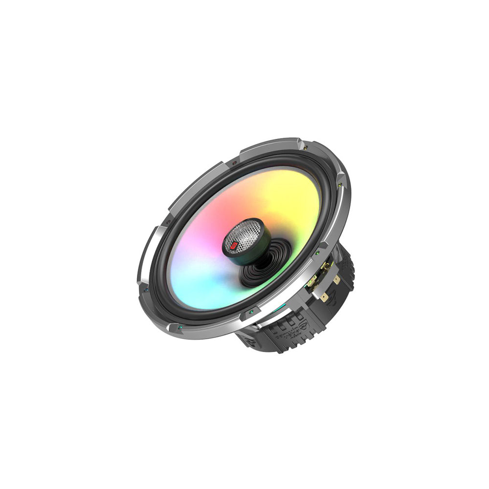 Cerwin Vega SM65F4 500W Peak (250W RMS) 6.5-Inch 2-Way Marine Coaxial Speakers with RGB LED Lighting - Waterproof Boat Audio System for Outdoor & Marine Use