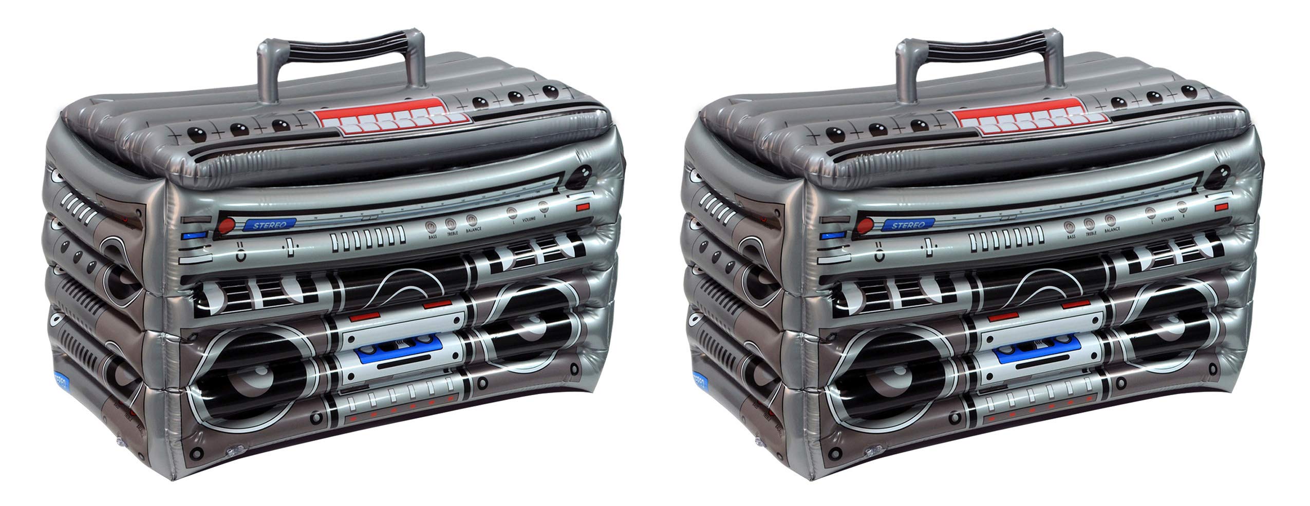 Beistle Inflatable Cooler - Retro 50s & 80s Party Decorations, Portable Beverage Cooler for Drinks, Music Themed Party Supplies - Perfect for Decades Themed Parties, Poolside Gatherings & Outdoor Events