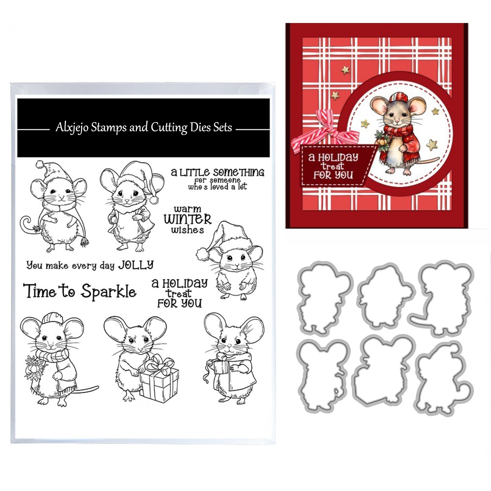 2024-2025 Metal Dies & Silicone Stamps Set for DIY Card Making - Birthday, Valentine's Day, Christmas, Thanksgiving Greeting Cards - Crafting, Scrapbooking, Gift Wrapping Supplies