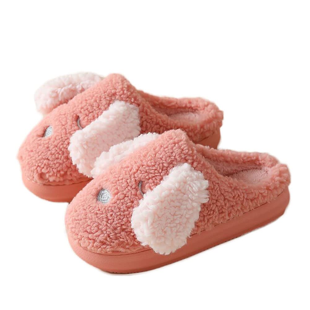 Cozy Women's Winter Slippers - Warm Plush Puppy Animal House Shoes with Soft Non-Slip Soles | Perfect for Indoor Comfort, Lounge Wear & Gift Giving