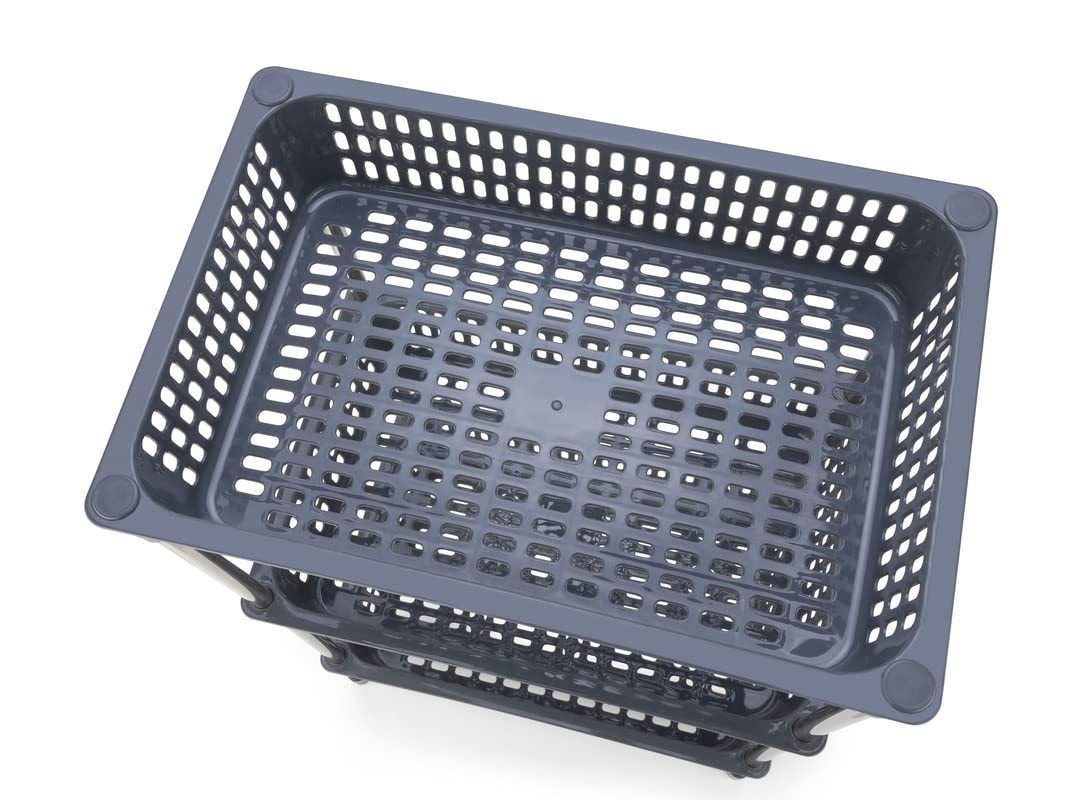 Stainless Steel & Plastic 4-Tier Kitchen Organizer Shelf - Multi-Purpose Fruit & Vegetable Storage Rack for Pantry, Living Room & Office (Grey, Space-Saving Design) - Perfect for Small Spaces & Home Organization