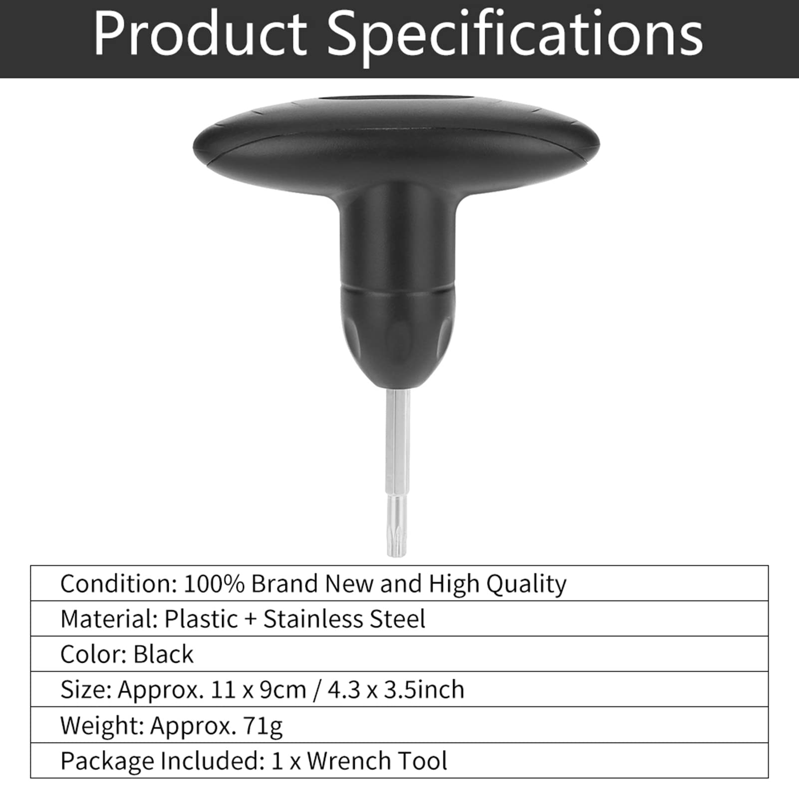 Zerone Golf Screwdriver Tool - Lightweight Golf Wrench for Driver Shaft Adapter Adjustment | Torque Wrench Replacement | Perfect for Golf Club Repair & Maintenance at Home or On the Course