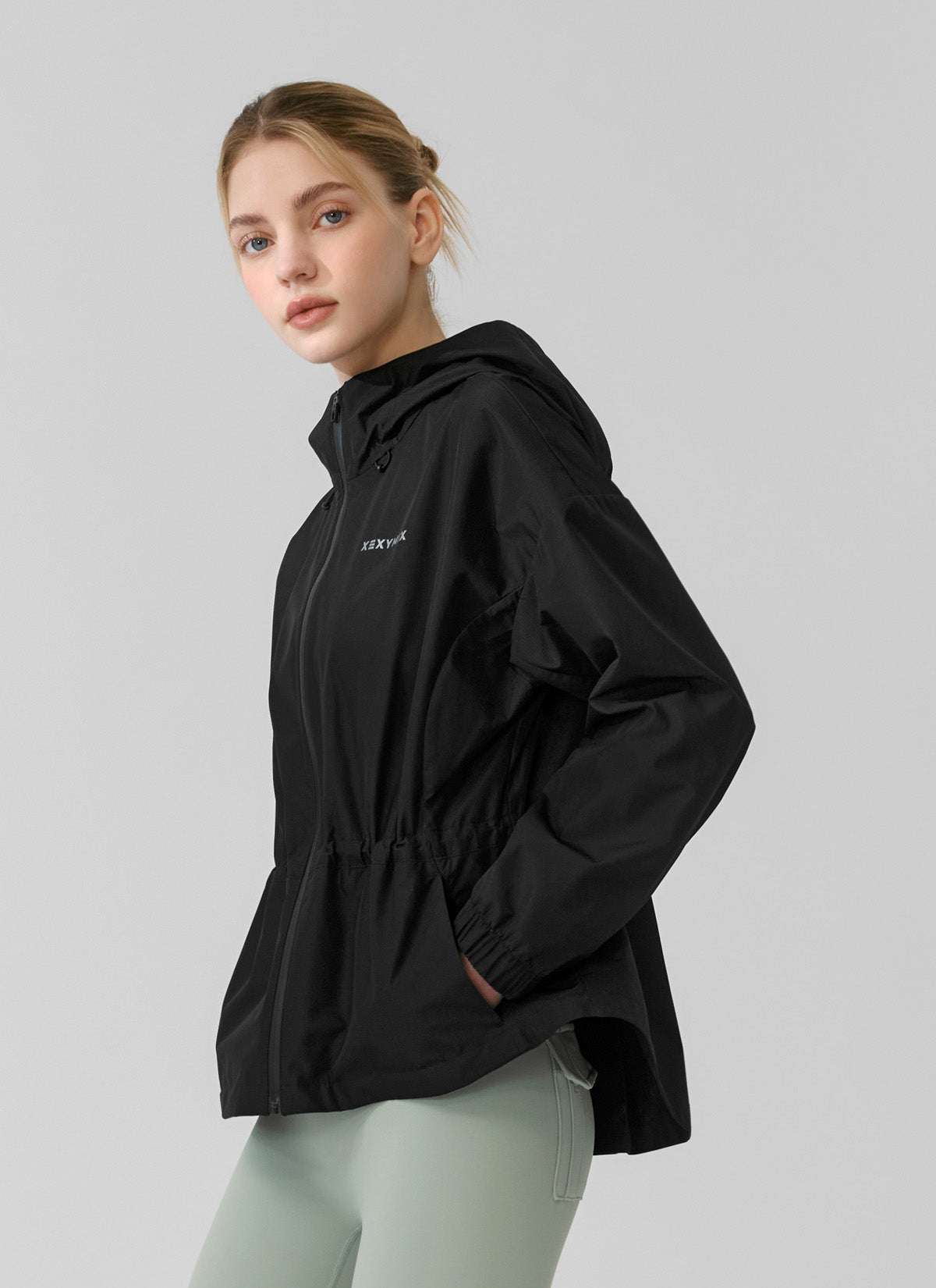Hot Burning Lightweight Hooded Jacket for Men & Women - Waterproof Windproof Outdoor Hiking, Camping, Running, Cycling