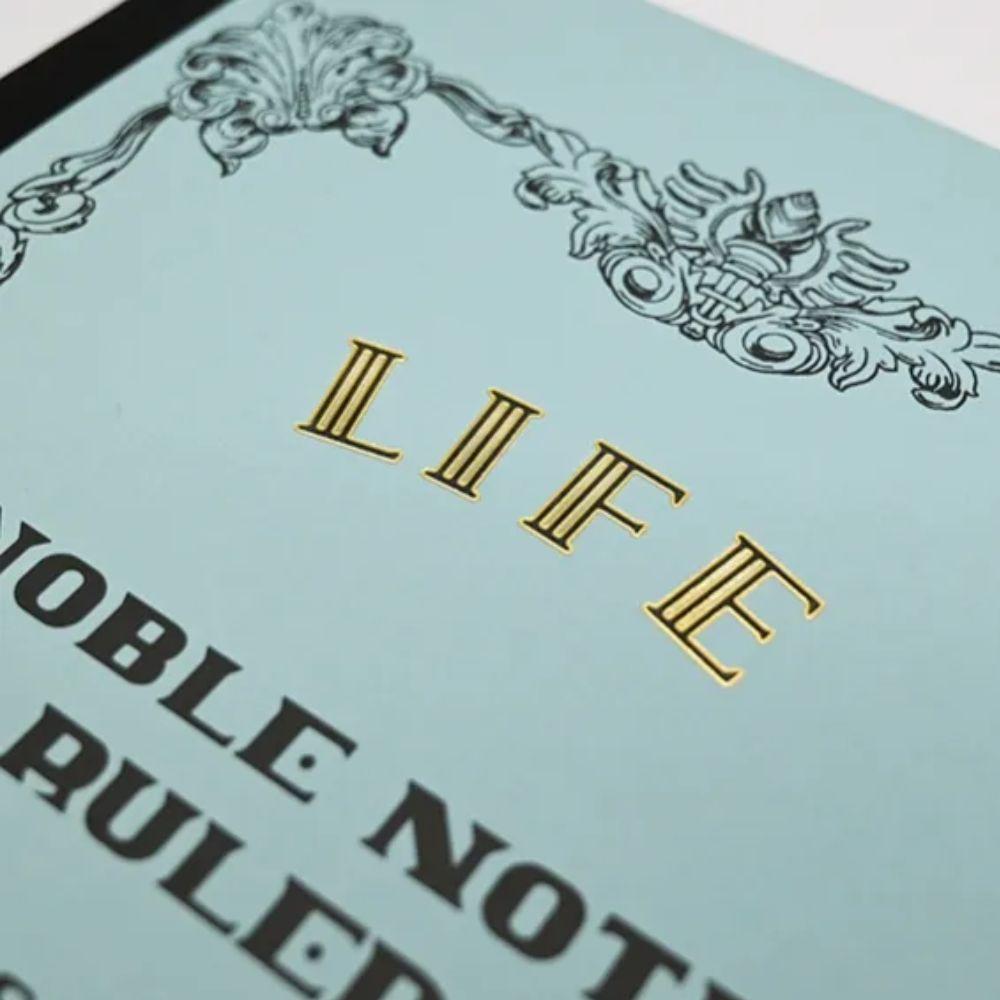 Premium A4 College Ruled Notebook - 8mm Spacing, 100 Pages, Durable Cover for School, Office & Journaling | Life Noble N37 Notebook for Students & Professionals