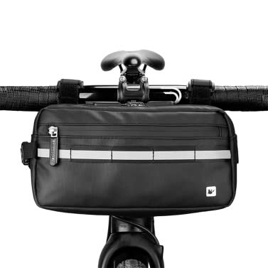 MengK Bike Handlebar Bag - Waterproof Bicycle Front Tube Bag, Multifunctional Shoulder Bag & Waist Pack for Cycling, Hiking, Commuting - Perfect for Road Bikes, Mountain Bikes & Urban Cycling Accessories