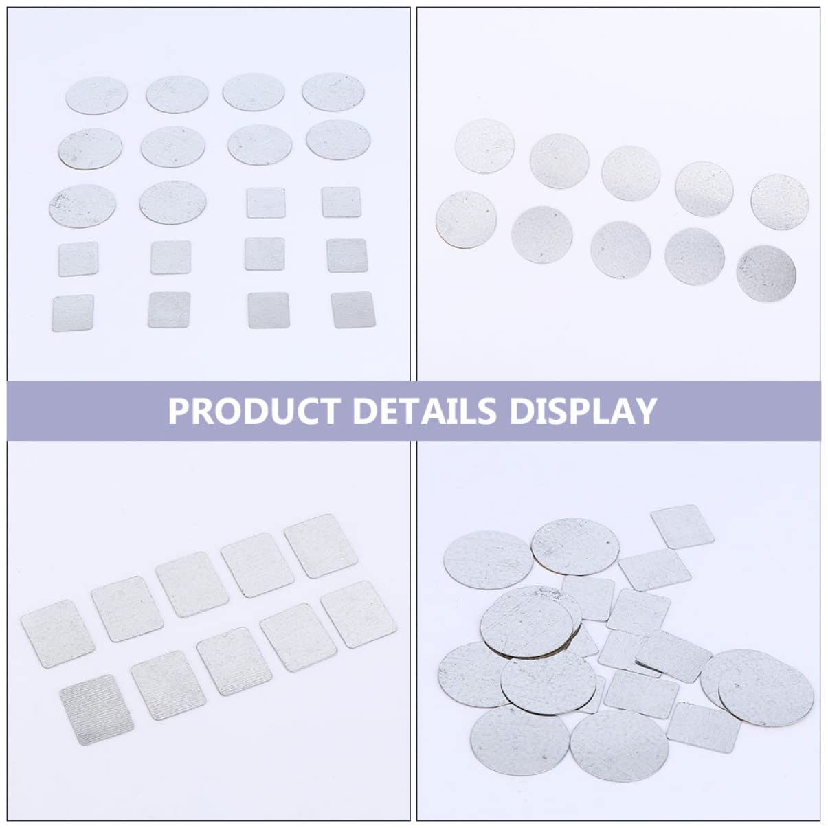 Beaupretty 80 Pcs Empty Cosmetic Containers with Adhesive Stickers - Refillable Makeup Palette for Eyeshadow, Blush & Lipstick | DIY Beauty Organizer for Home & Professional Makeup Artists