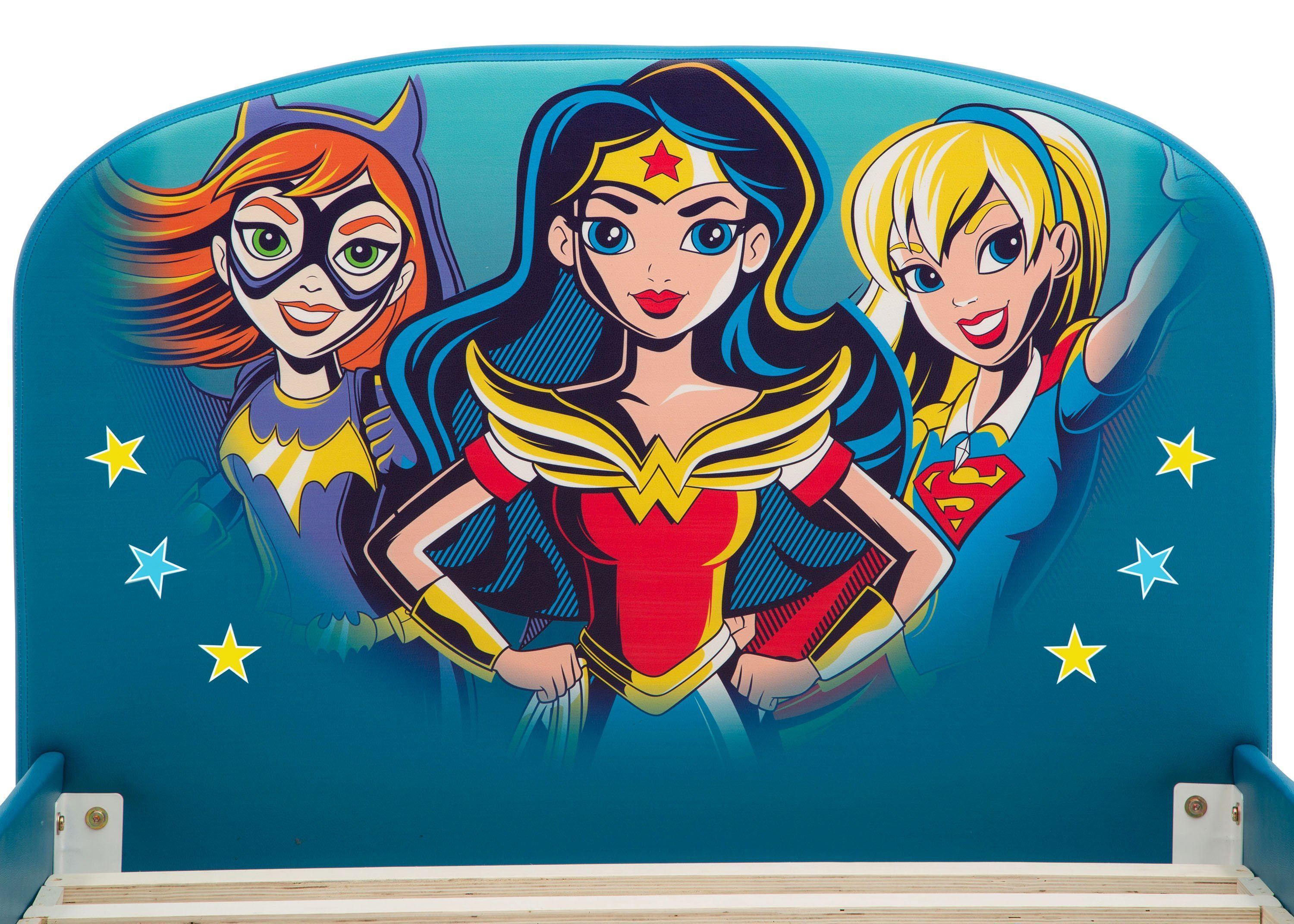 DC Super Hero Girls Twin Bed Set - Superhero Themed Bedding for Kids Room Decor | Perfect for Girls Bedroom, Sleepovers & Themed Parties