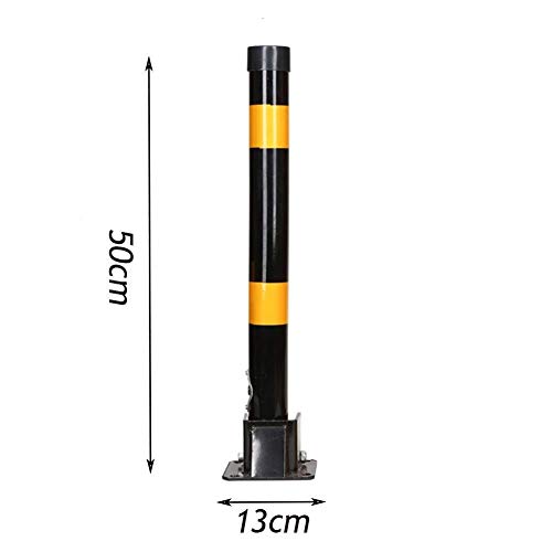 Heavy Duty Parking Lock & Barrier - Anti-Theft Vehicle Security Post with Key, Crash-Proof Bollard for Garage, Driveway & Parking Lot Protection | Prevent Unauthorized Parking & Vehicle Damage