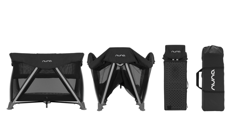 Nuna Sena Aire 2022/2023 Lightweight Travel Crib with Removable Bassinet - Perfect for Baby Sleep, Travel & Home Use