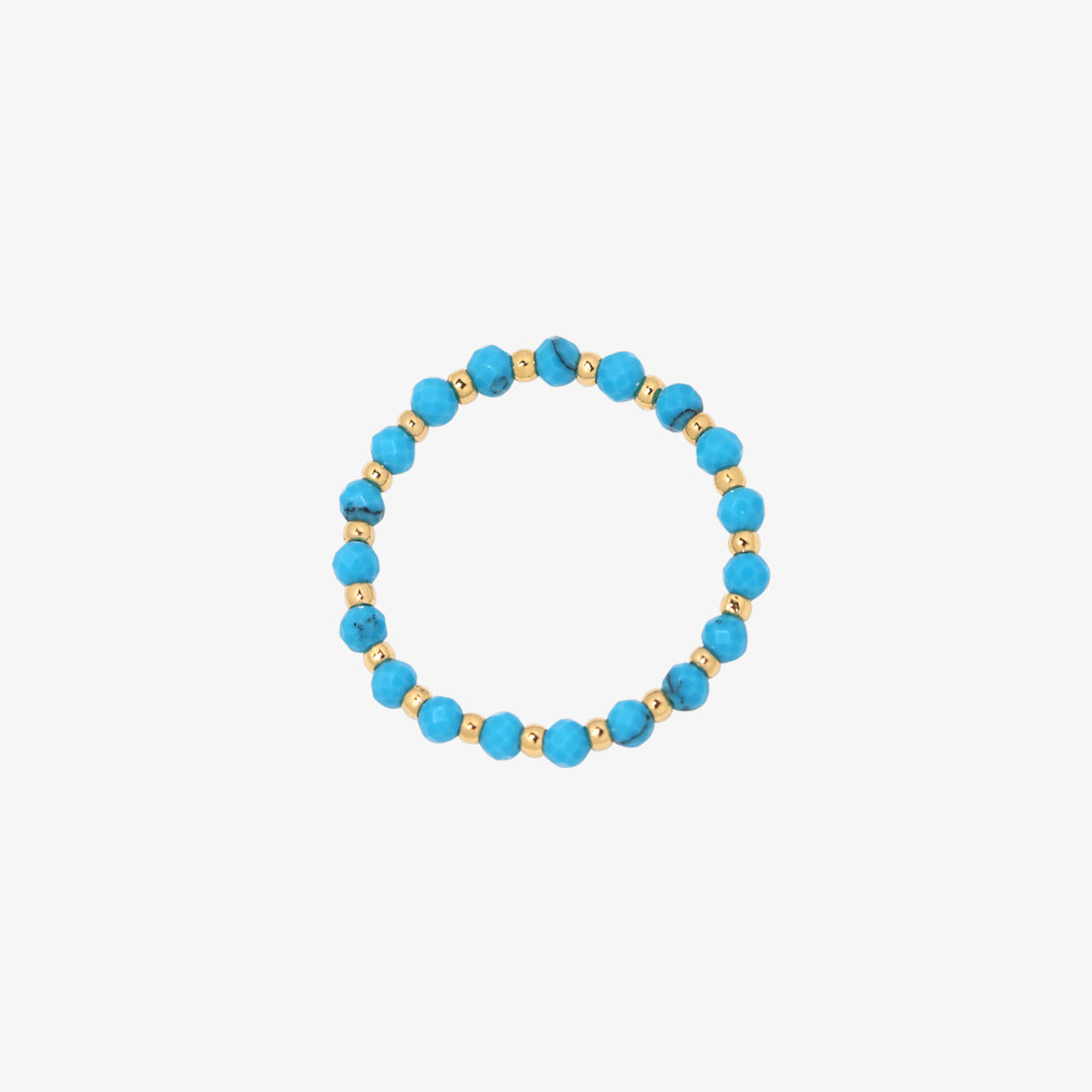 Natural Stretched Gemstone Ring for Women - Handmade Boho Adjustable Crystal Jewelry - Perfect for Yoga, Meditation & Festival Outfits