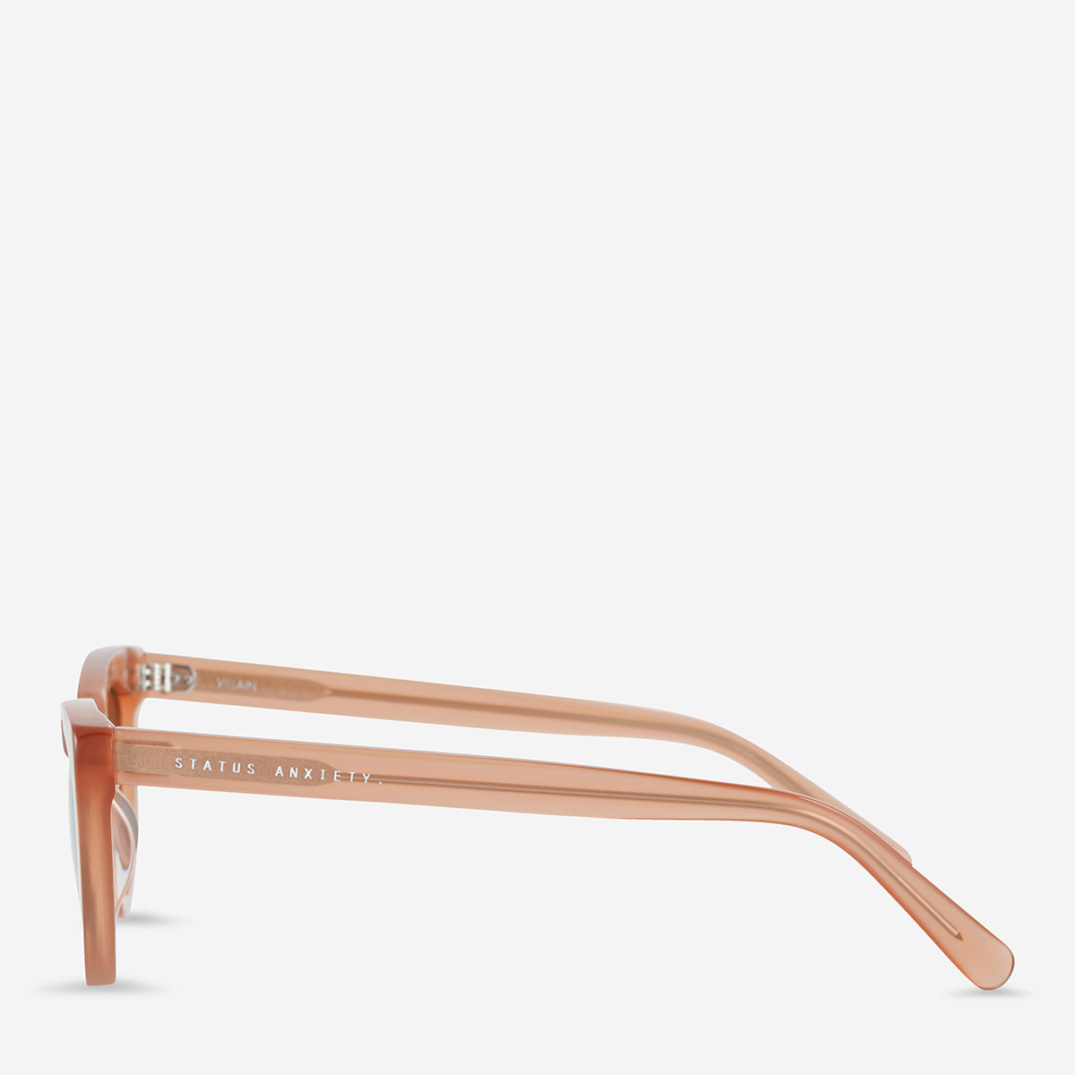 Villain Sunglasses for Women - Stylish Rose Gold Frame UV Protection - Perfect for Outdoor Activities, Beach, and Fashion