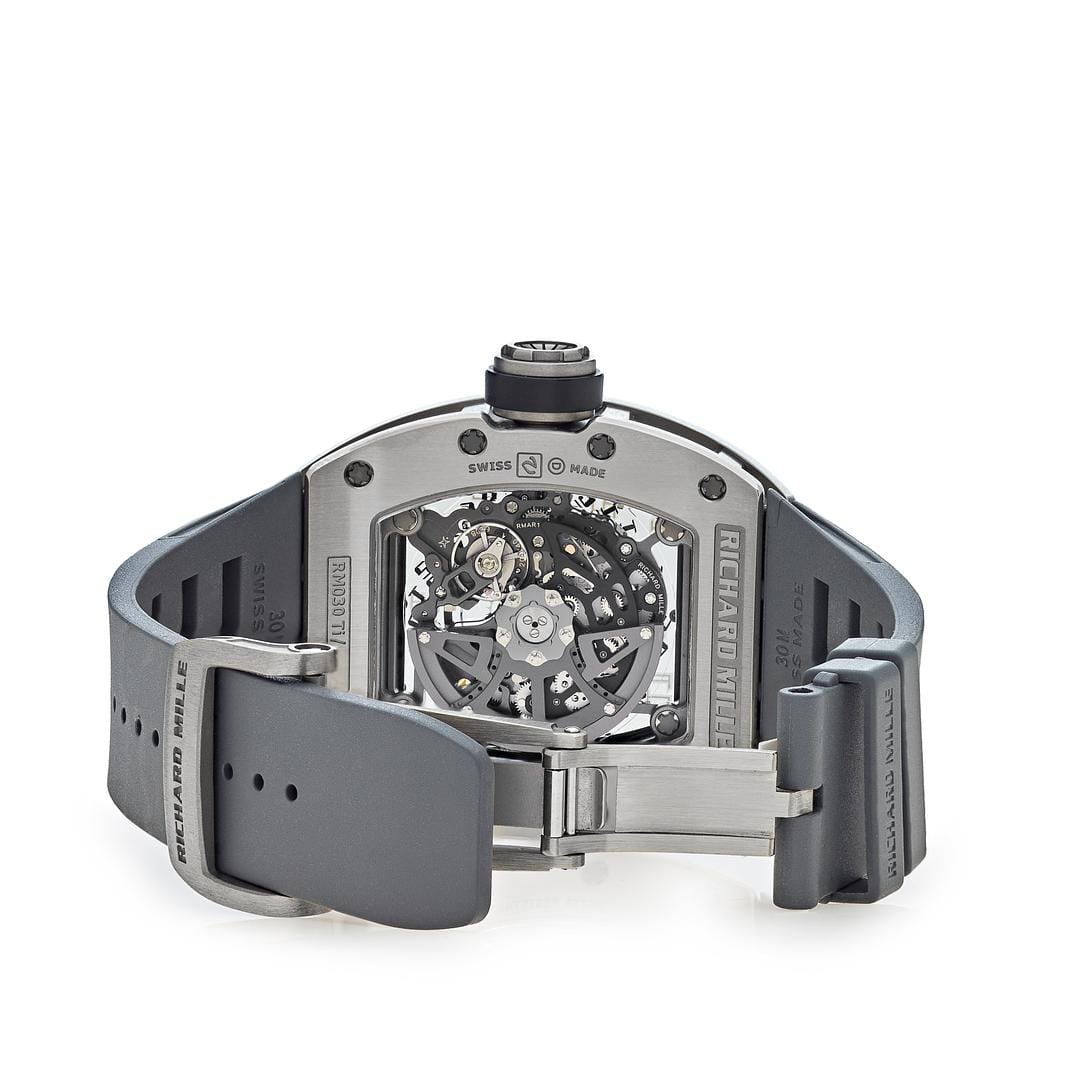 Richard Mille RM 030 Titanium Automatic Men's Watch 2021 Model - Luxury Sports Timepiece for Business & Formal Occasions