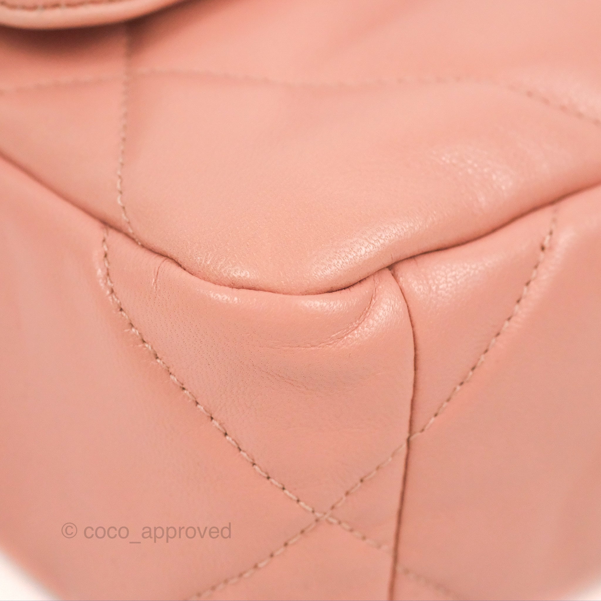 Chanel 19 Small Handbag in Blush Pink Goatskin Leather with Mixed Hardware - Perfect for Everyday Luxury & Special Occasions