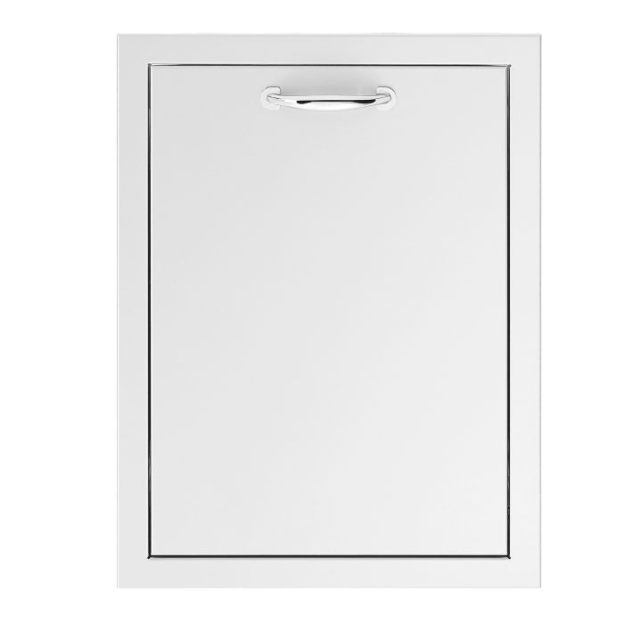 Summerset 20 20x27 Inch 2 Bin Trash & Recycling Drawer - Stainless Steel Under Sink Waste Container for Kitchen & Bathroom Organization (Model SSTD2 20)