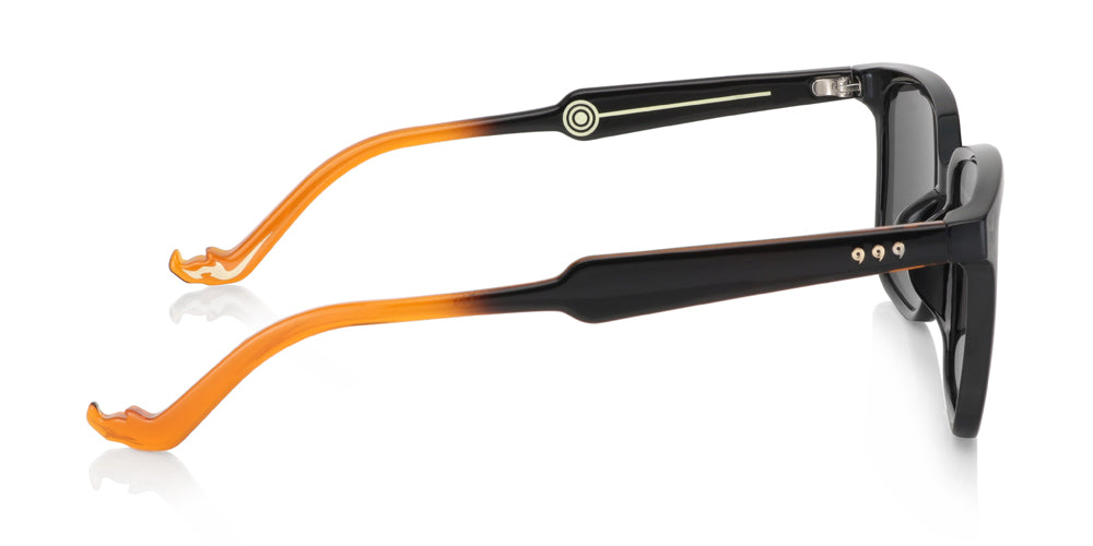 JINS x NARUTO NARUTO SG Model Black Anime Glasses - Stylish Eyewear for Naruto Fans, Cosplay & Daily Wear