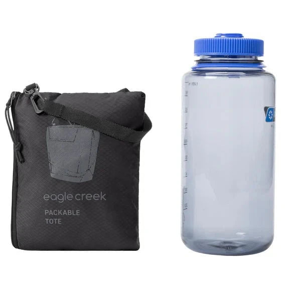 Eagle Creek Packable Tote Bag - Lightweight Travel Tote for Women & Men, Water-Resistant Foldable Shopping Bag - Perfect for Beach, Gym, Grocery & Daily Commute