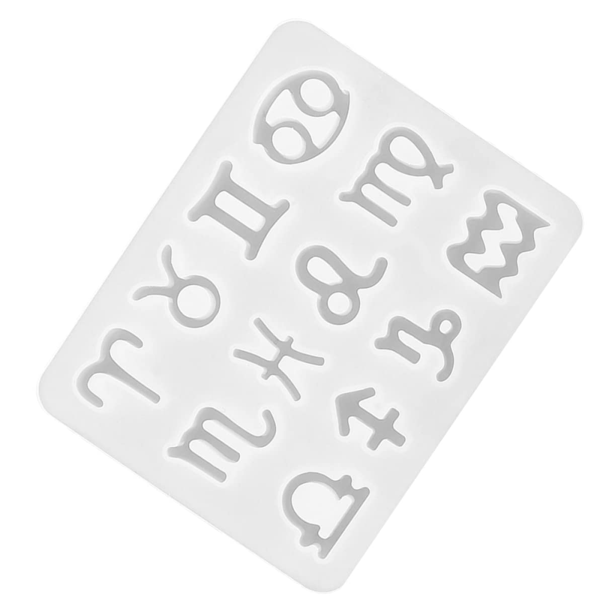 12 Zodiac Epoxy Resin Molds - Silicone Constellation Molds for Zodiac Signs, DIY Resin Art, Jewelry Making, and Home Decor Projects