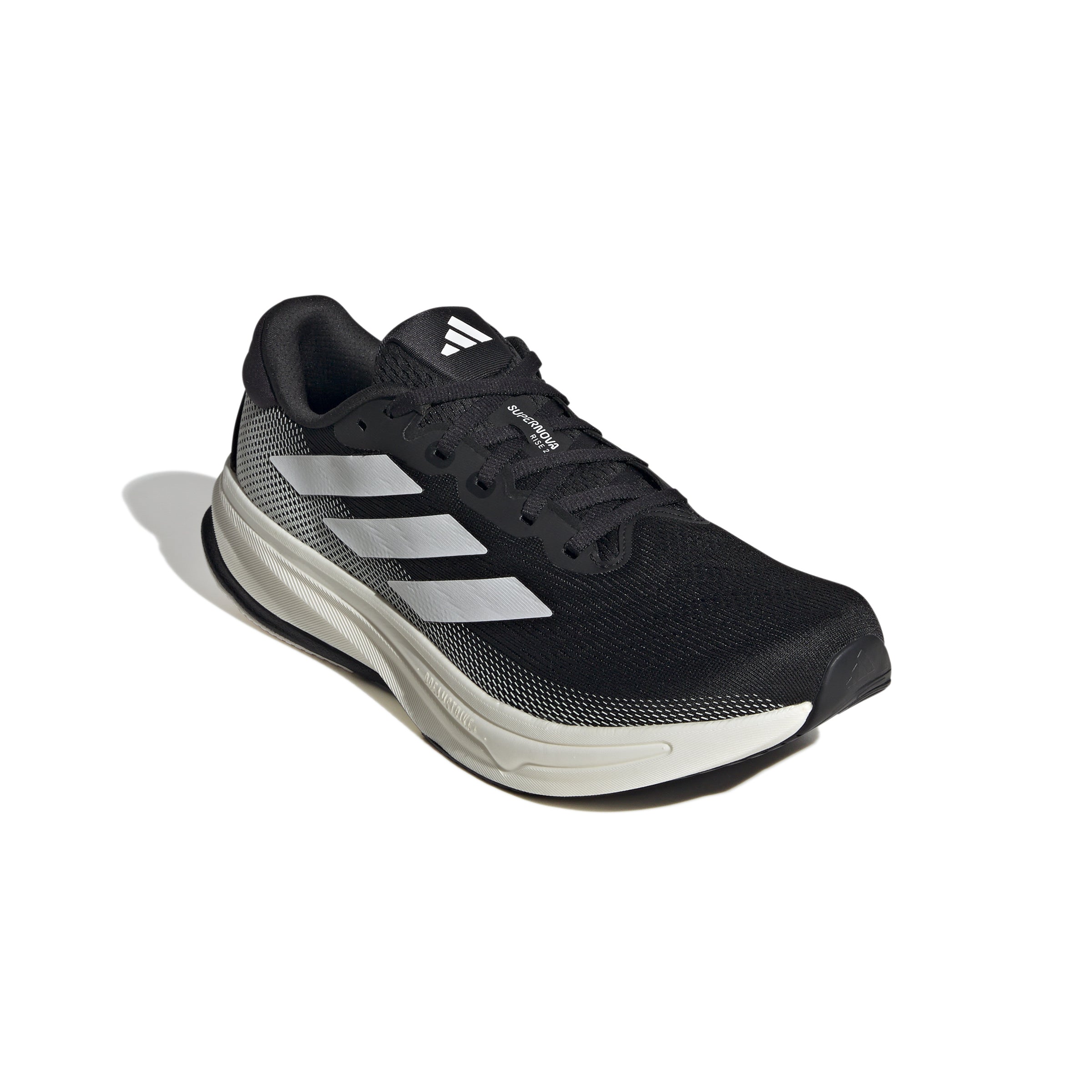 Men's Supernova Rise 2 Running Shoes - Core Black/Zero Metallic/Core Black | Lightweight & Cushioned for Marathon Training, Jogging & Gym Workouts