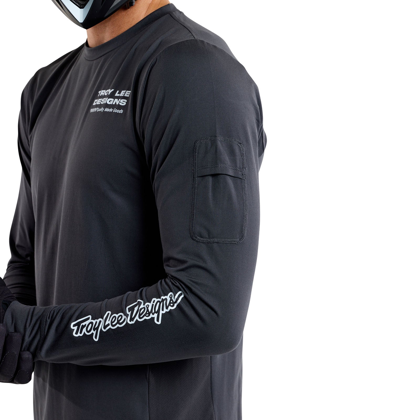Ruckus Long Sleeve Ride Tee Factory Carbon - Men's Motorcycle Riding Shirt for Comfort & Protection - Perfect for Road Trips, Biking Adventures & Outdoor Activities