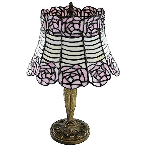 Design Toscano Parisian Tiffany-Style Stained Glass Table Lamp - Elegant Home Decor for Living Room, Bedroom & Office Lighting