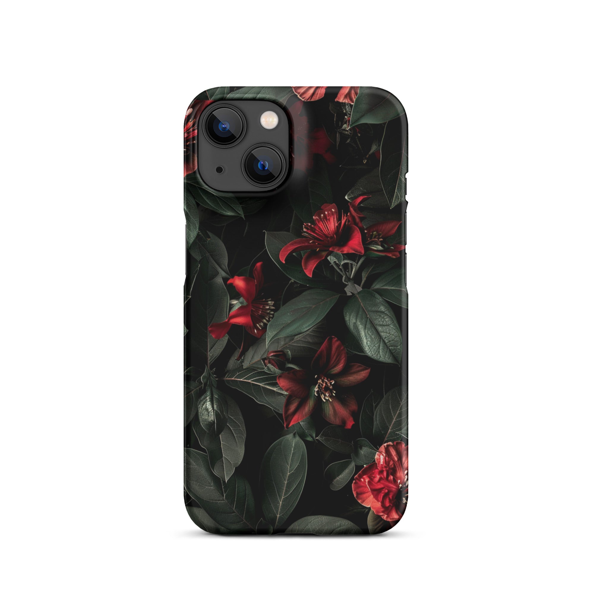 Floral Pattern iPhone Snap Case - Stylish Protective Cover for iPhone 11/12/13/14/15 Pro Max - Perfect for Everyday Use, Travel & Fashion Accessories