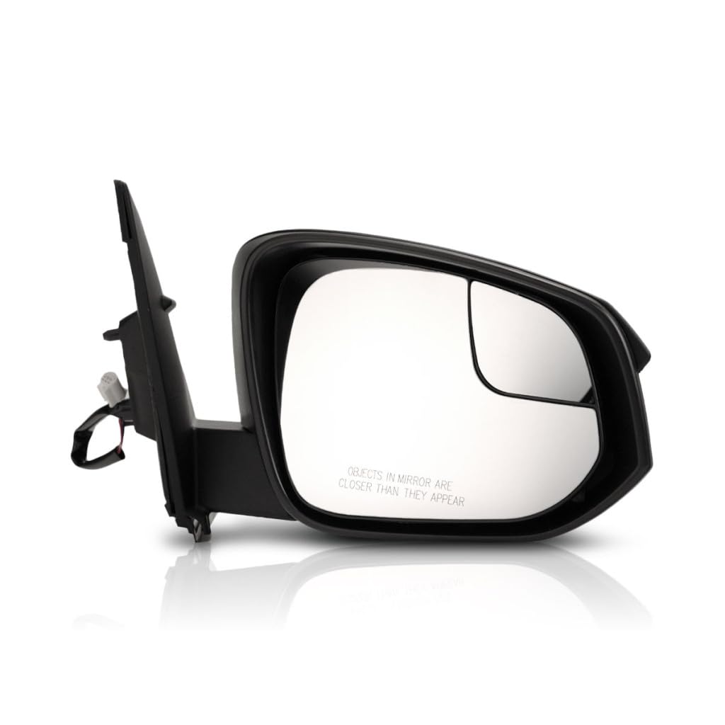 2016-2018 Toyota RAV4 Passenger Side Power Door Mirror Replacement - Textured Black Non-Heated Mirror for LE Models (Fits Part #TO1321345, 87910-0R200) | Perfect for Daily Commuting, Road Trips & Parking Safety