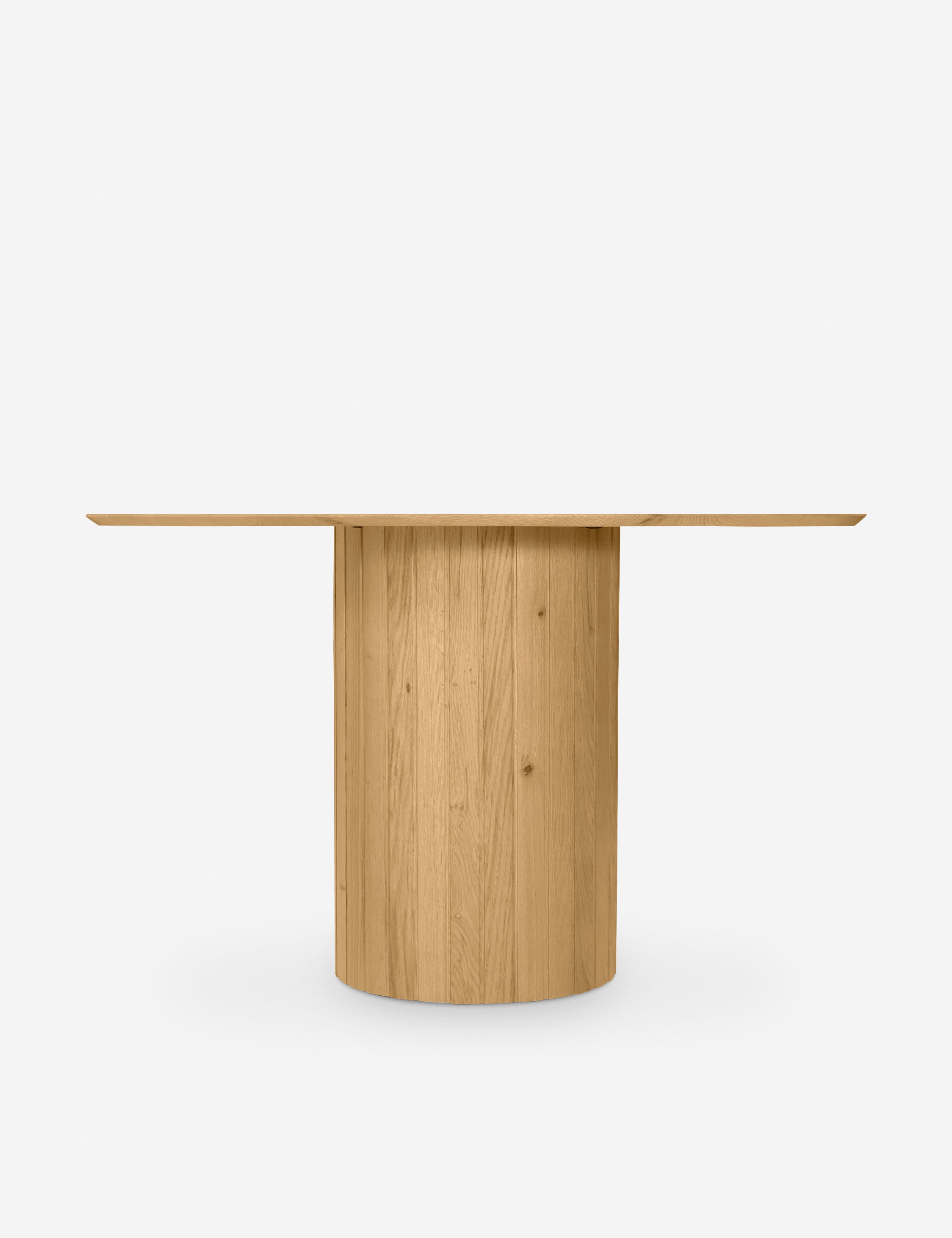 Benedict Round Dining Table - Modern Wooden Kitchen Table for 4-6 People | Perfect for Small Spaces, Breakfast Nooks & Cozy Family Meals