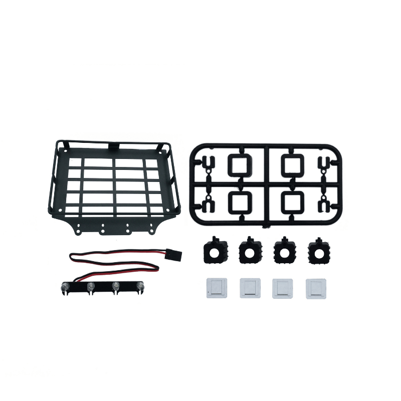 MJX Hyper Go H12Y / H12Y+ Upgrade Parts & Accessories - Durable Metal Luggage Rack for RC Cars | Perfect for Off-Road Adventures & Custom Modifications