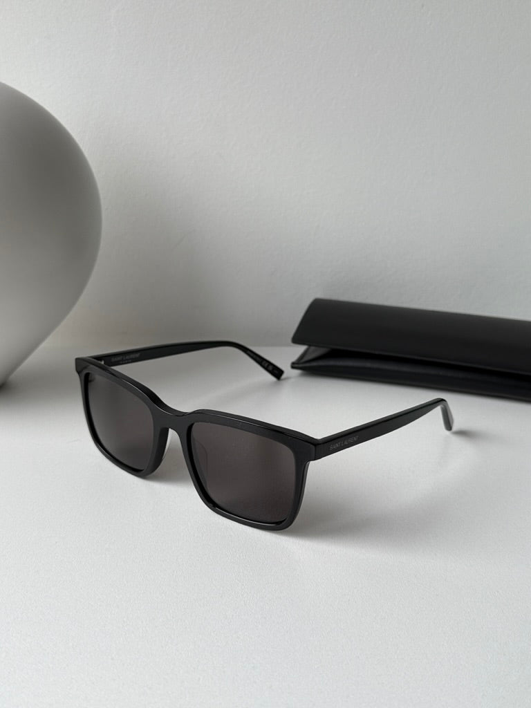 Saint Laurent SL500 Black Polarized Sunglasses for Men & Women - UV Protection, Luxury Fashion Shades for Driving, Beach & Outdoor Activities