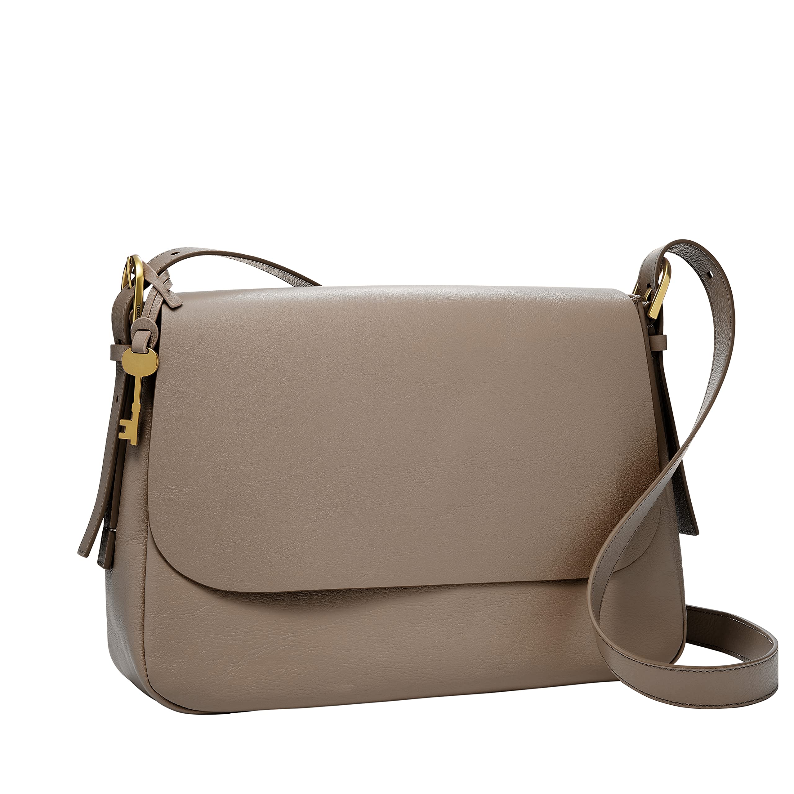 Fossil Women's Harper Eco-Leather Large Flap Crossbody Purse Handbag - Stylish Vegan Leather Shoulder Bag for Work, Travel & Everyday Use