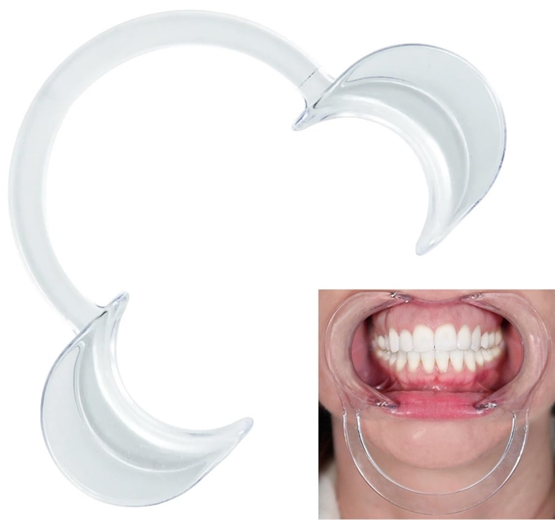 10 Professional Small Dental Cheek Retractors for Teeth Whitening, Cleaning & Oral Care - Adult Mouth Openers for Dentists & Home Use | Perfect for Dental Procedures, Teeth Whitening Kits & DIY Oral Care by PlastCare USA