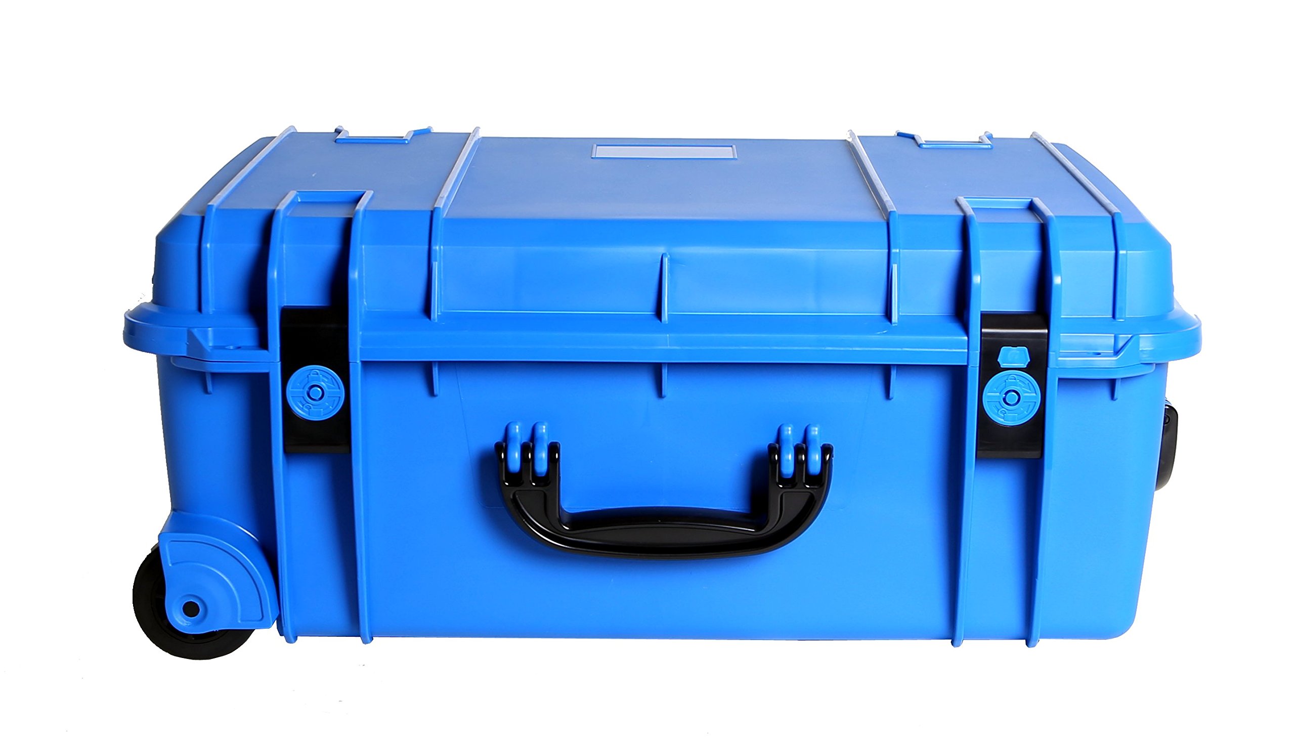 Seahorse SE920DOPL Wheeled Protective Case with Padded Dividers & Lid Organizer - Durable Plastic Locks, Blue - Perfect for Tools, Equipment & Travel Gear Storage