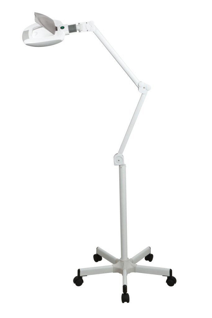 Silverfox LED Magnifying Lamp with 3D Lens - 5X Magnification & Adjustable Arm - Perfect for Jewelry Making, Watch Repair, and Crafts