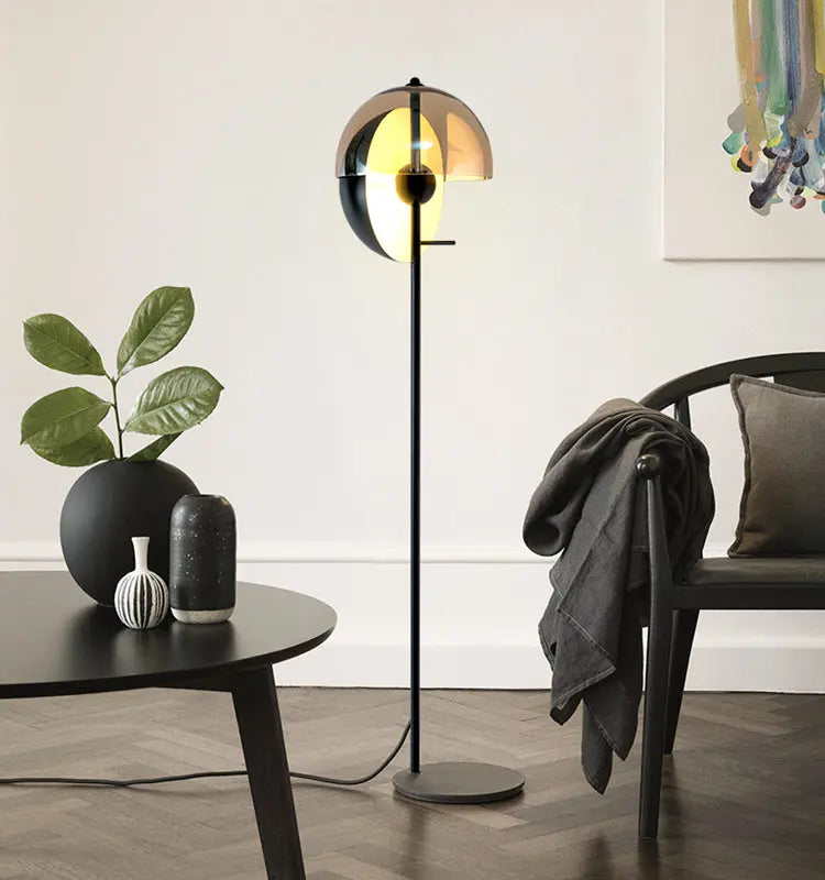 Modern Teardrop Floor Lamp - Adjustable LED Standing Light for Living Room, Bedroom & Office - Warm White & Cool White Lighting Modes - Perfect for Reading, Relaxing & Decorating