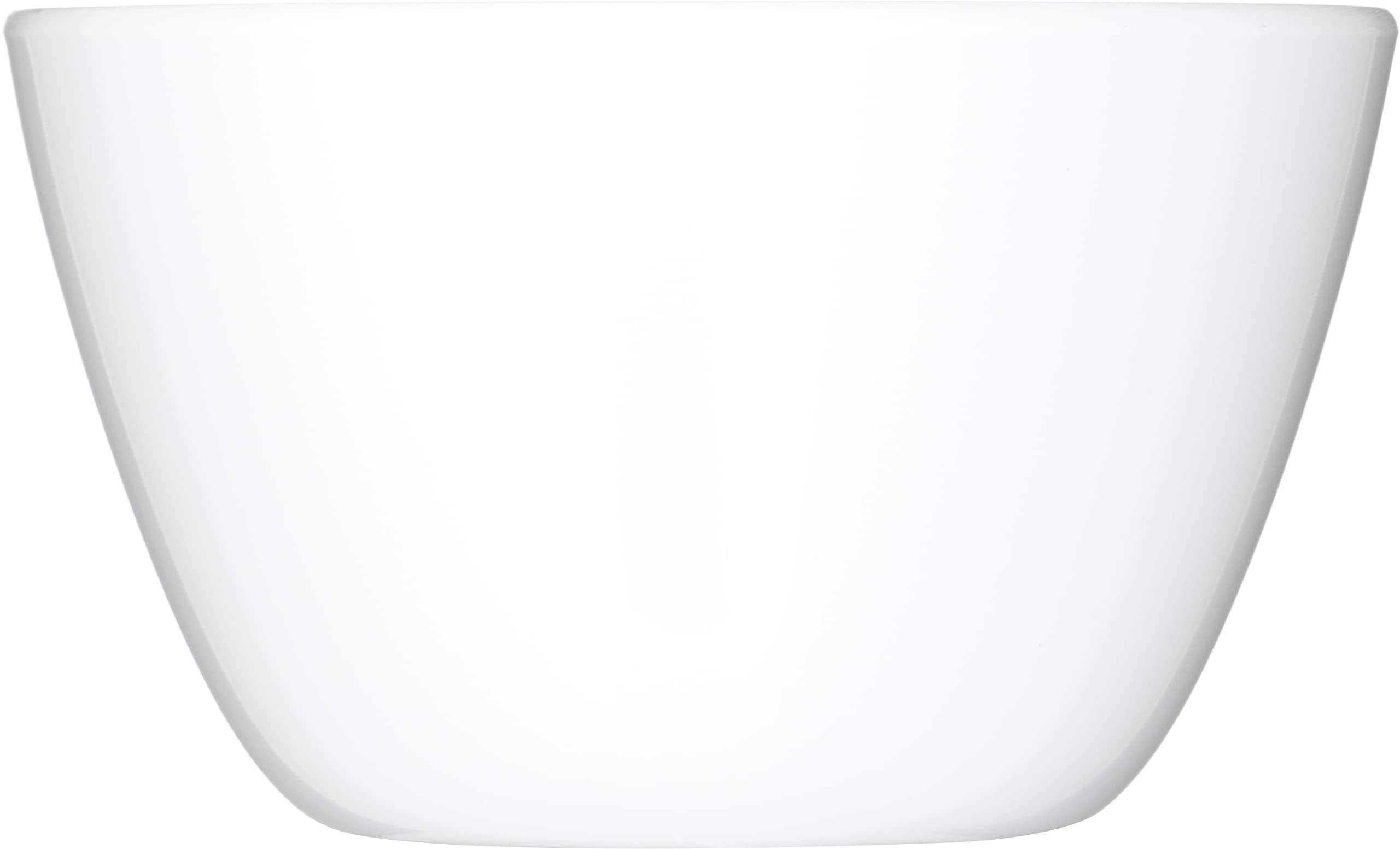 Carlisle FoodService 8oz White Melamine Reusable Plastic Bowls - Soup Cups for Home & Restaurant Use - Durable & Dishwasher Safe - Perfect for Salads, Soups, Cereals (Pack of 48)