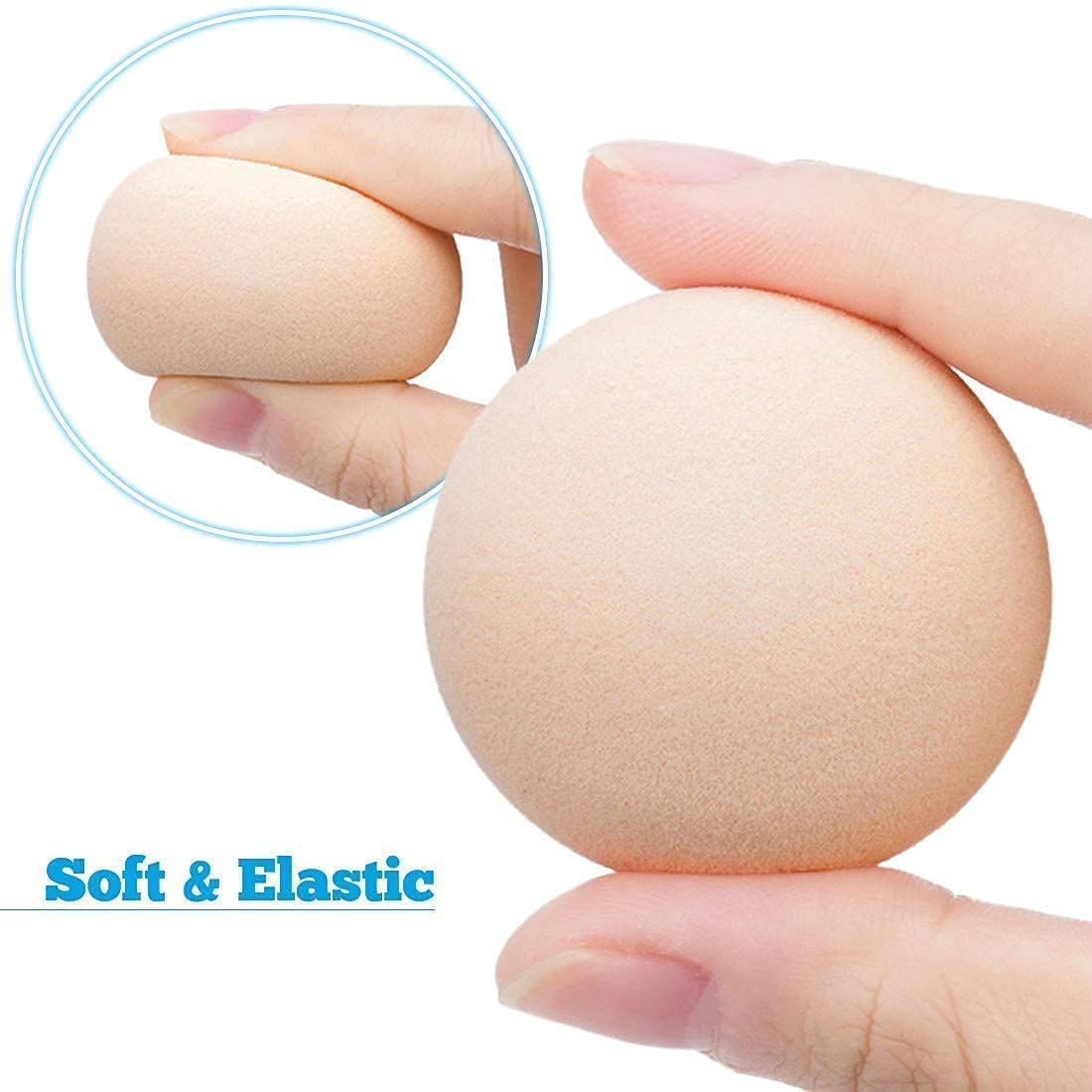 MASTADI Women's & Girls' 5 Mushroom Head Beauty Blender Soft Powder Puff - Pack of 3, Multicolor Makeup Sponge for Foundation, Concealer & Blending | Perfect for Daily Makeup, Travel & Professional Use