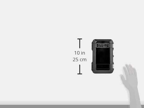 Pelican M60 Micro Waterproof Case - Dry Box for iPhone, GoPro, Cameras | Shockproof, Dustproof Protection | Perfect for Camping, Fishing, Hiking, Kayaking & Beach Activities (Black)