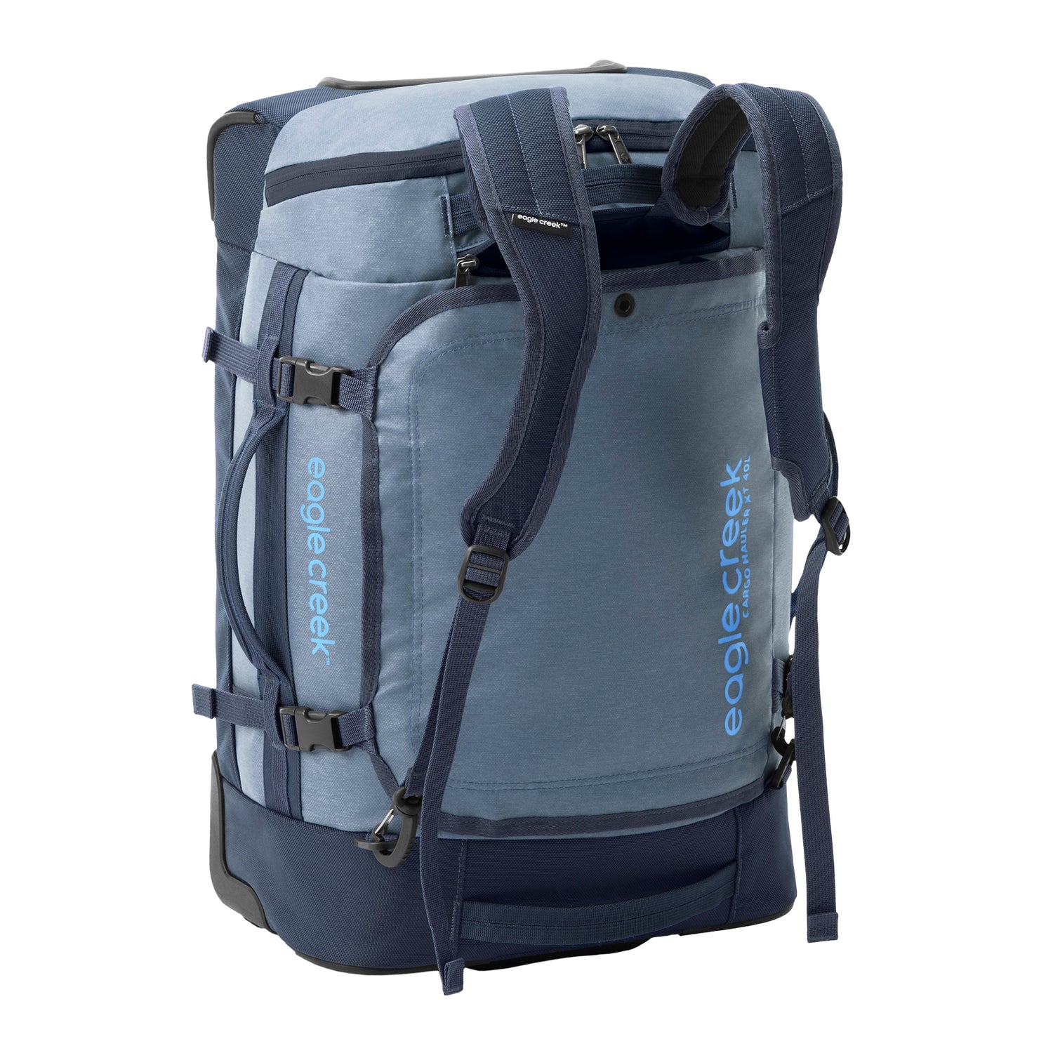 Eagle Creek Cargo Hauler XT Wheeled Duffel Bag - International Carry On Luggage - Glacier Blue - Perfect for Travel, Business Trips & Adventure Vacations