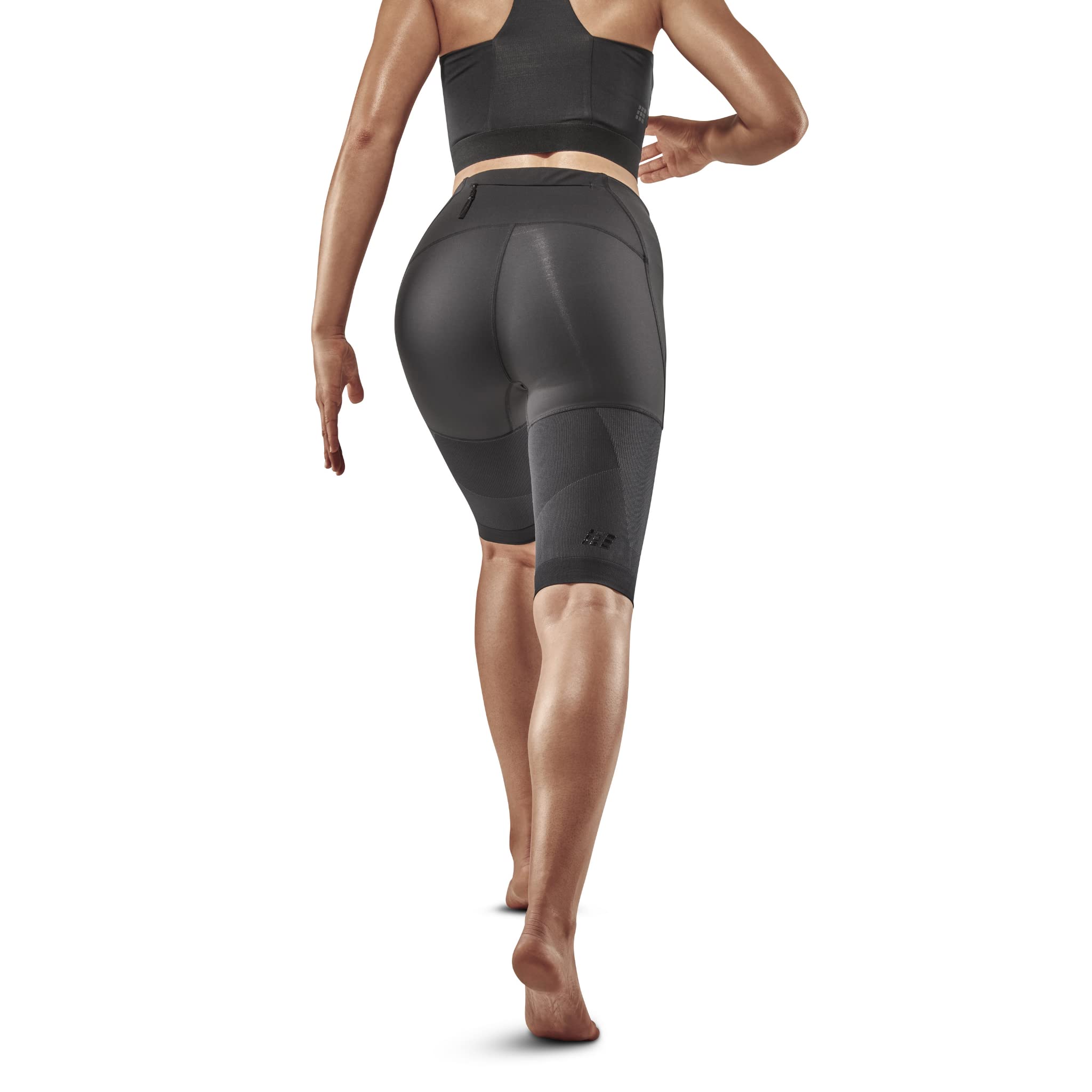 CEP Women's Compression Running Shorts - High Waist Workout Shorts for Running, Yoga & Gym - Moisture Wicking & Breathable Activewear for Women