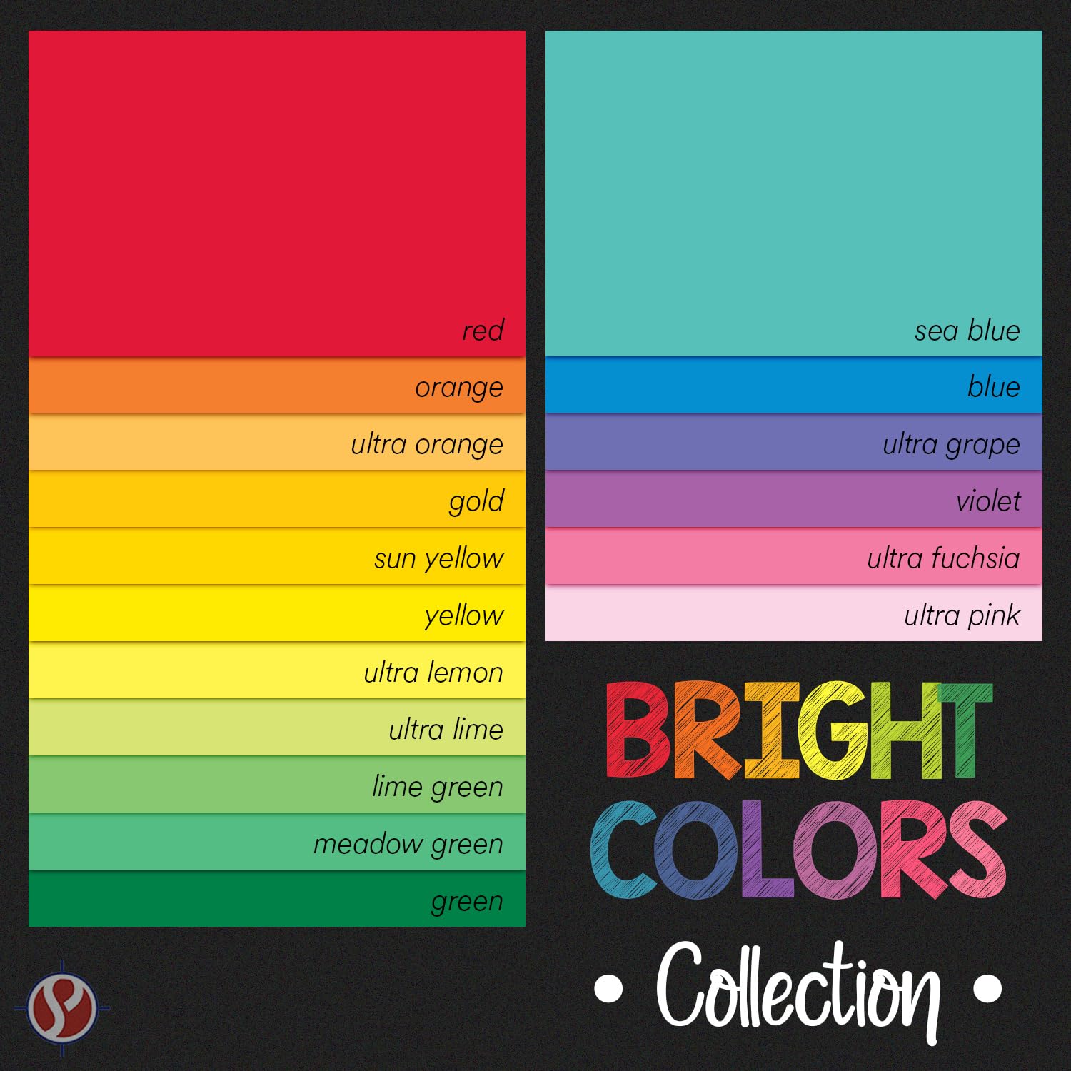 Vibrant Blue Cardstock Paper - 65lb (176gsm) Medium Weight Cover Stock for Invitations, Scrapbooking, DIY Crafts & Stationery | 8.5