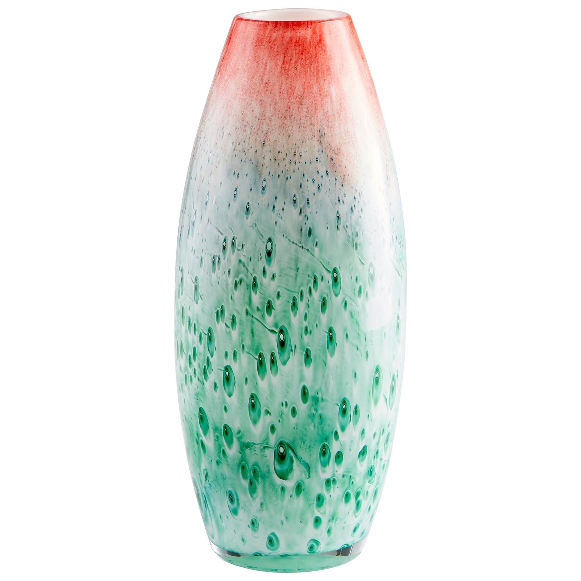 Cyan Design 09464 Macaw Vase - Handcrafted Red & Green Ceramic Flower Vase for Home Decor, Wedding Centerpieces & Tabletop Decorations