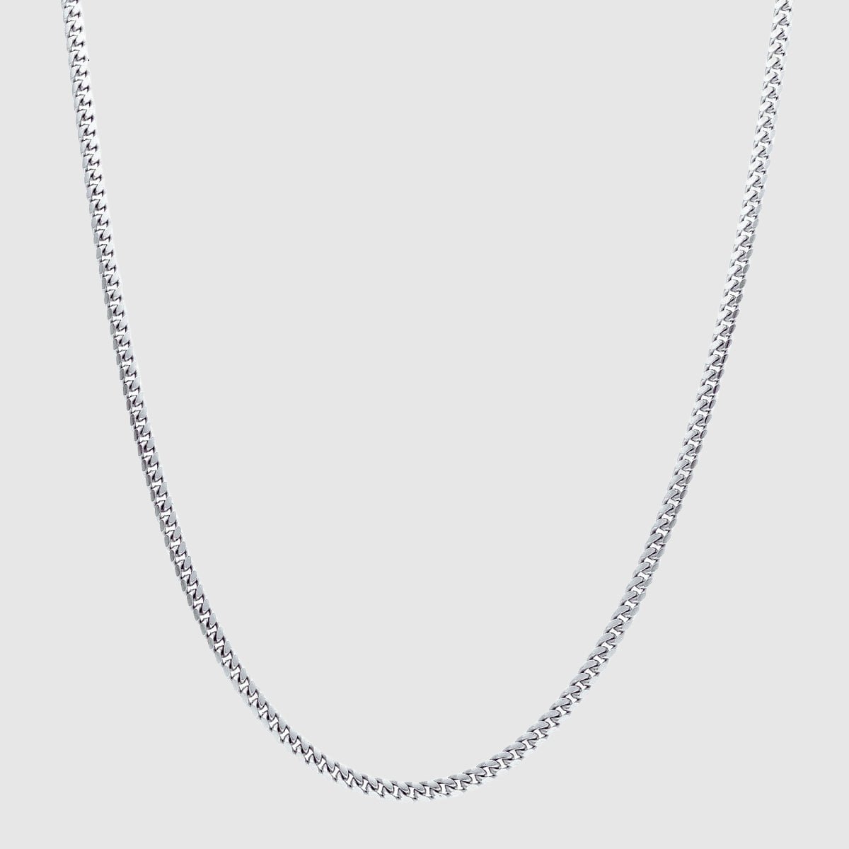 3mm Cuban Chain Necklace - 925 Sterling Silver Men's & Women's Jewelry - Perfect for Layering, Gifts & Everyday Wear