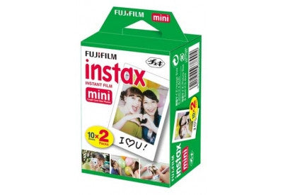 Fuji Instax Mini Film 2 Pack (20 Sheets Total) - Instant Camera Film for Fujifilm Instax Mini 7/8/9/11/25/40/50S/70/90 - Perfect for Parties, Travel & Memory Keeping