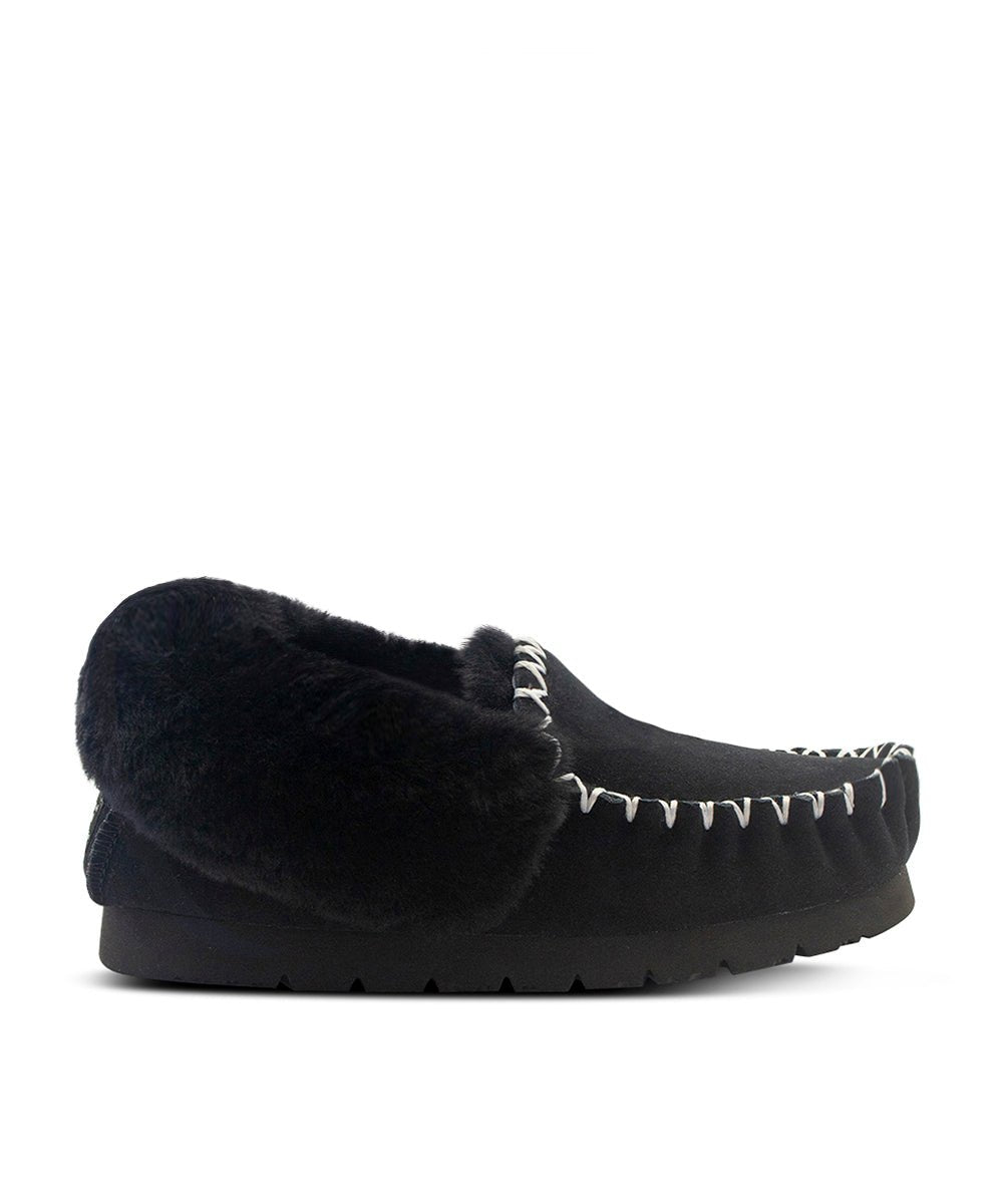 Women's UGG Colette Moccasin Slippers - Soft Shearling Lined Indoor/Outdoor House Shoes for Winter Comfort & Warmth - Perfect for Home, Travel & Casual Wear